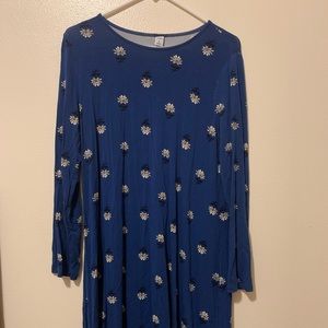 Blue daisy dress